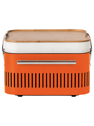 everdure by heston blumenthal CUBE Portable Charcoal BBQ, Orange