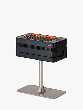 Everdure By Heston Blumenthal FUSION Electric Ignition Charcoal BBQ with Pedestal & Cover, Graphite