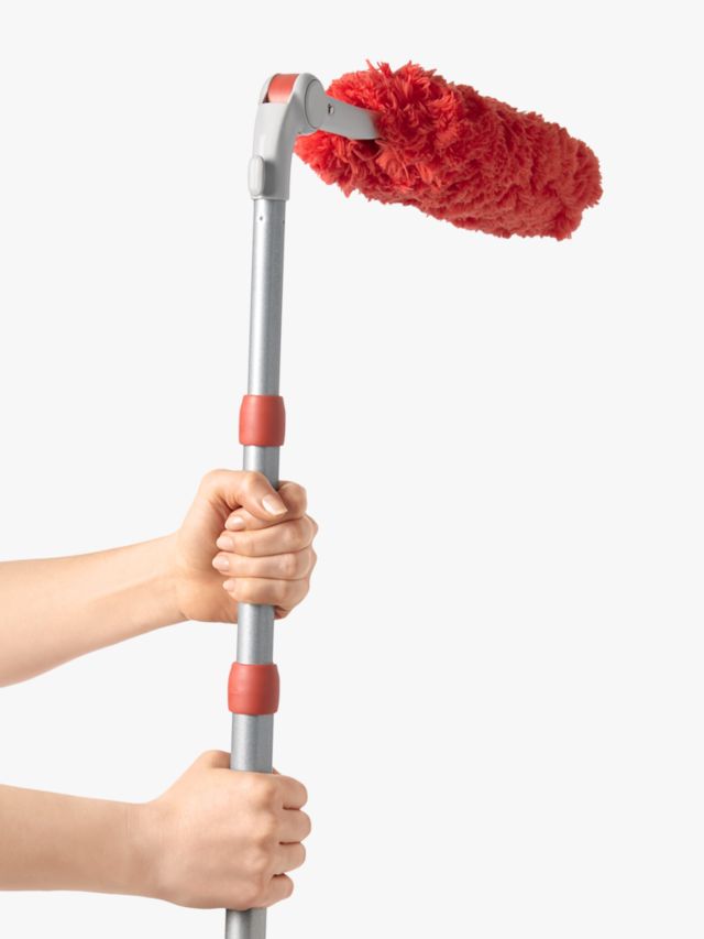 OXO Good Grips 3-in-1 Extendable Microfiber Long Reach Duster with  Interchangeable Heads, 8 ft