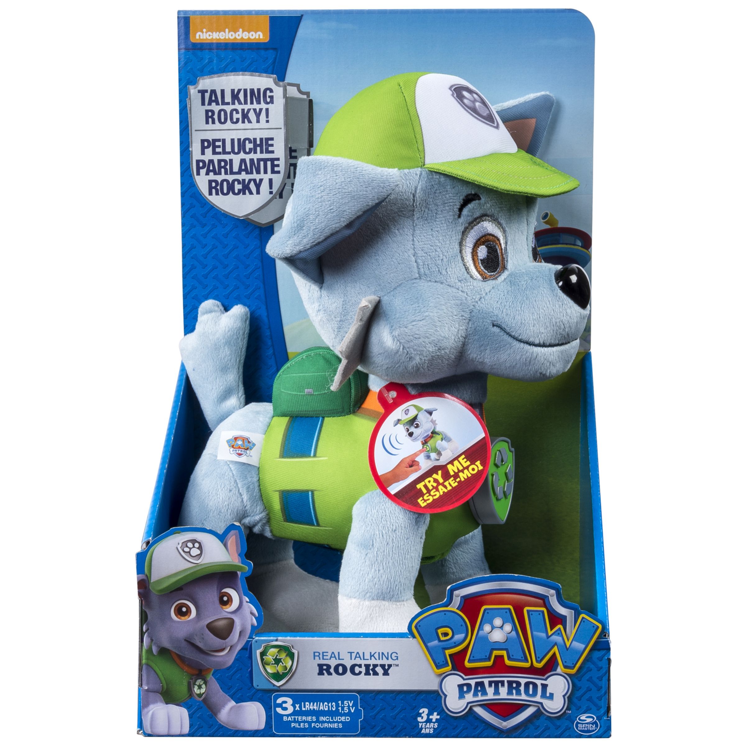 rocky paw patrol soft toy