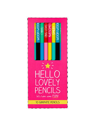 Happy Jackson 'Hello Lovely Pencils', Set of 10