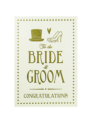 Quire Collections Bride and Groom Wedding Card