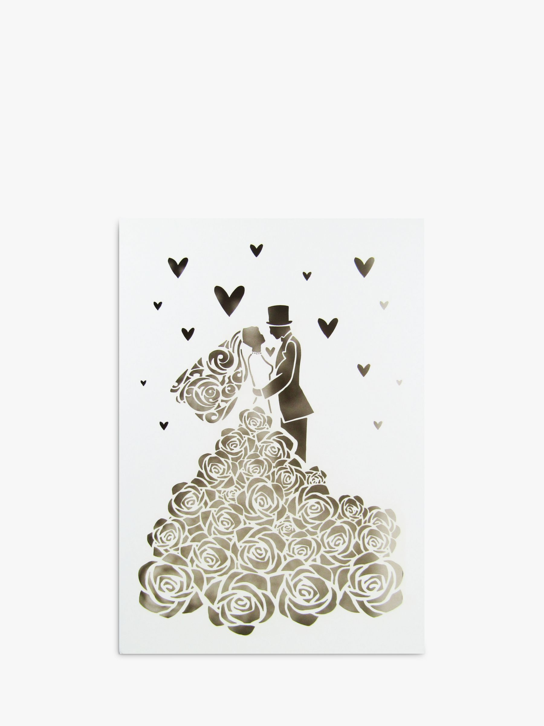 Quire Collections Rose Wedding Dress Wedding Card