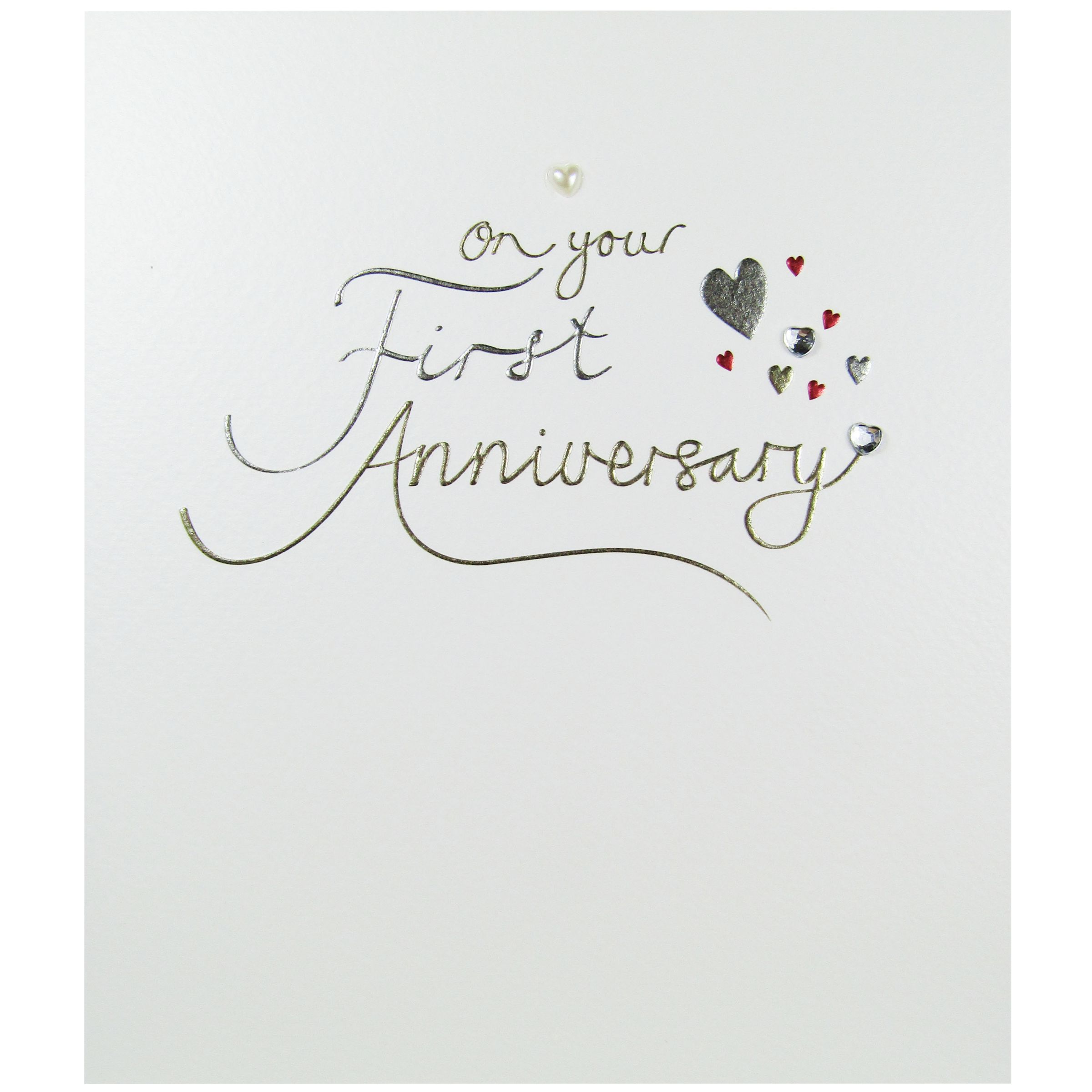 Paperlink First Anniversary  Greeting  Card  at John  Lewis  