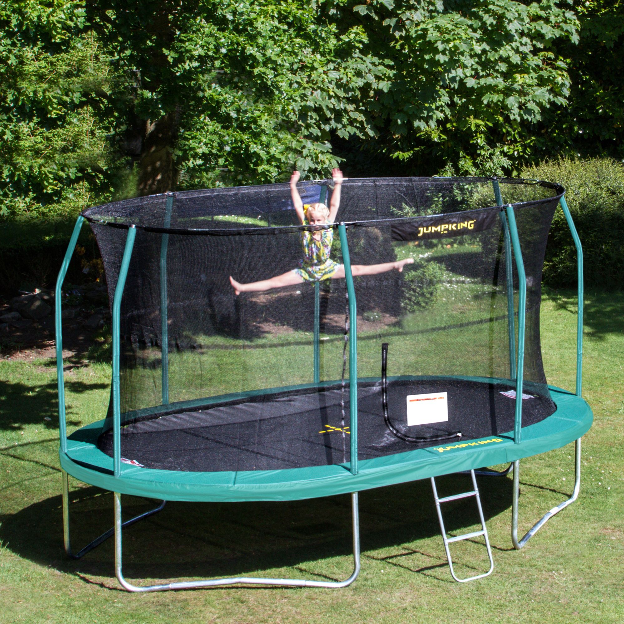 JumpKing 9 x 13ft Oval Trampoline at John Lewis & Partners