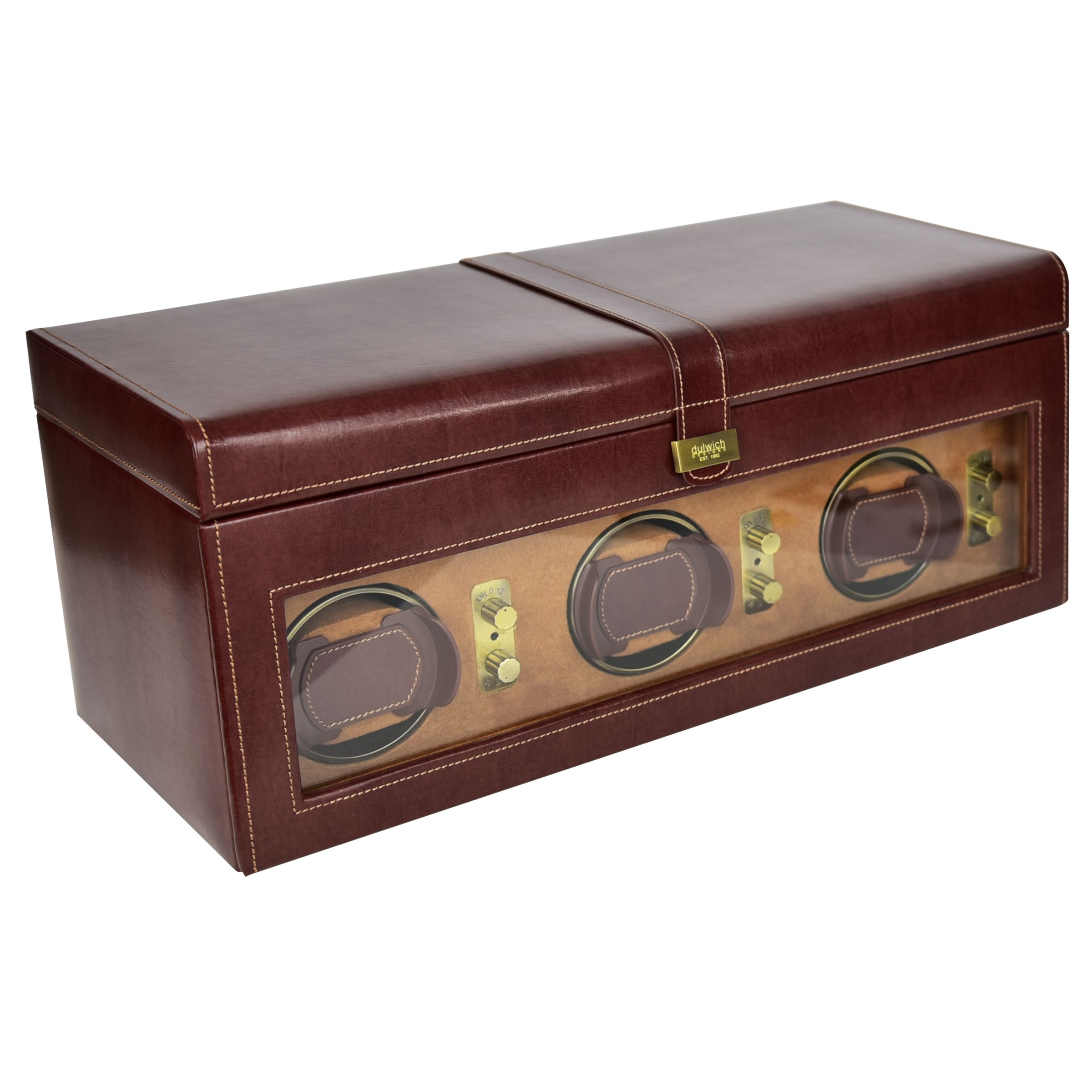 Dulwich Designs Heritage Triple Watch Winder Box