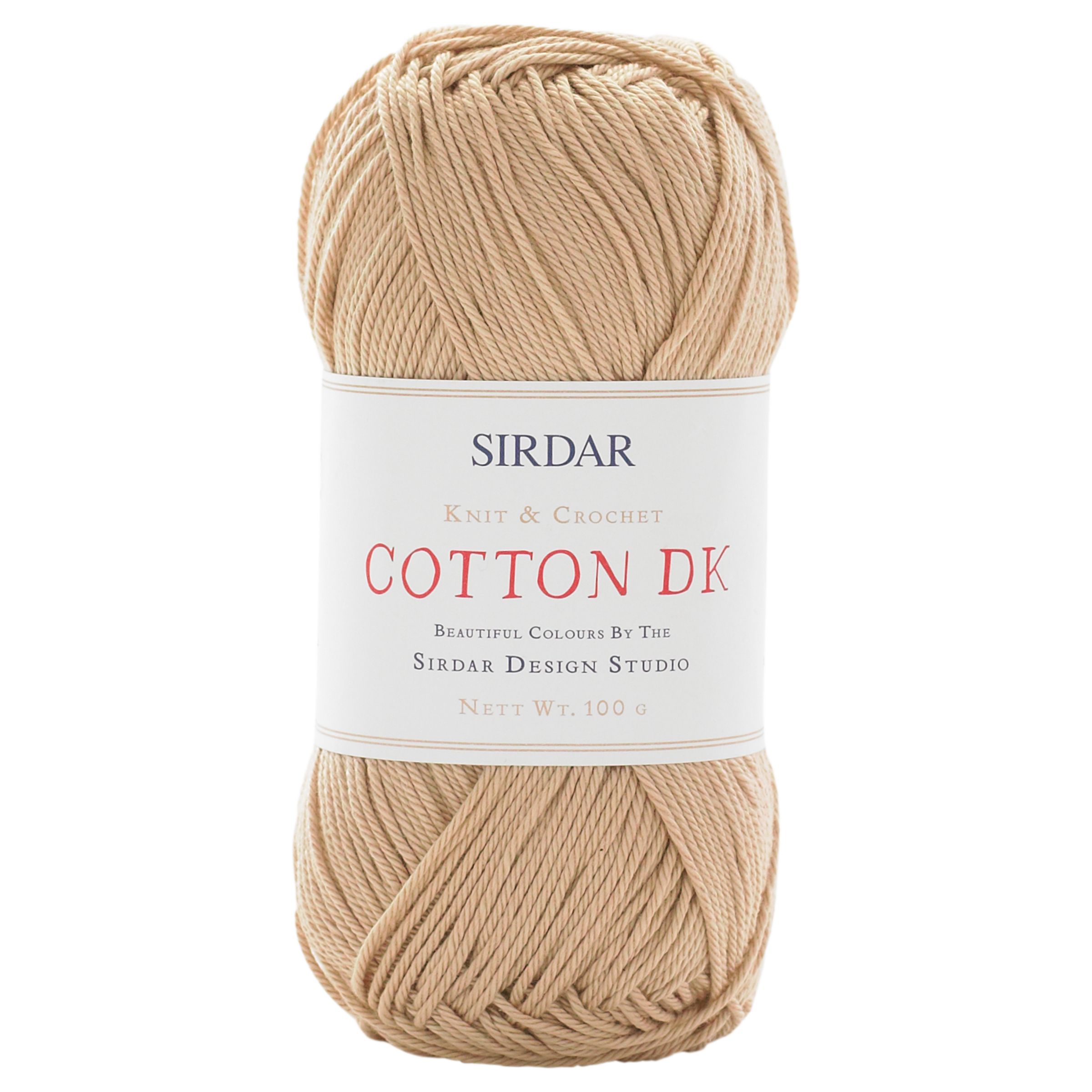 Sirdar Cotton DK Yarn, 100g