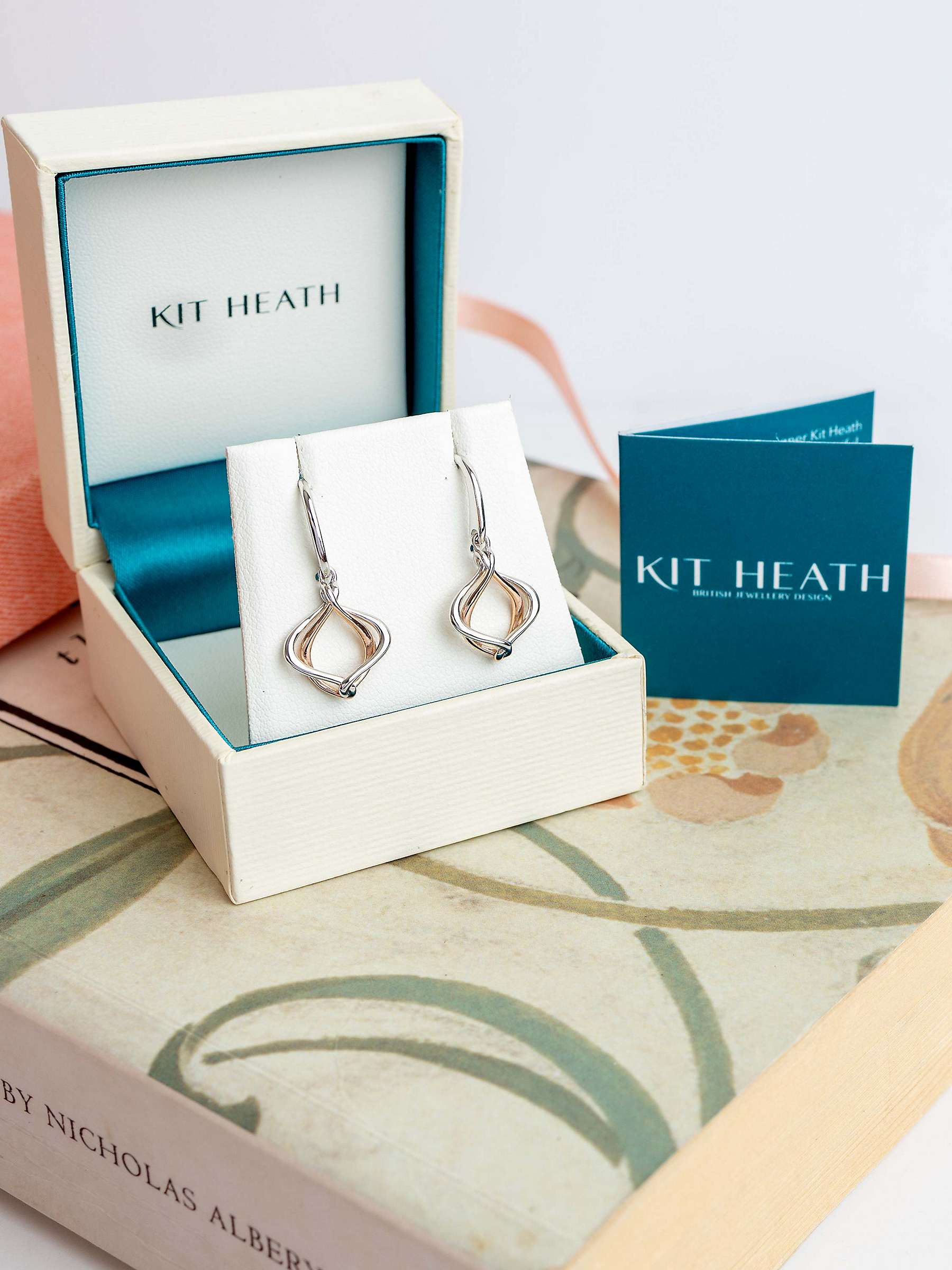Buy Kit Heath Alicia Small Drop Earrings, Rose Gold/Silver Online at johnlewis.com