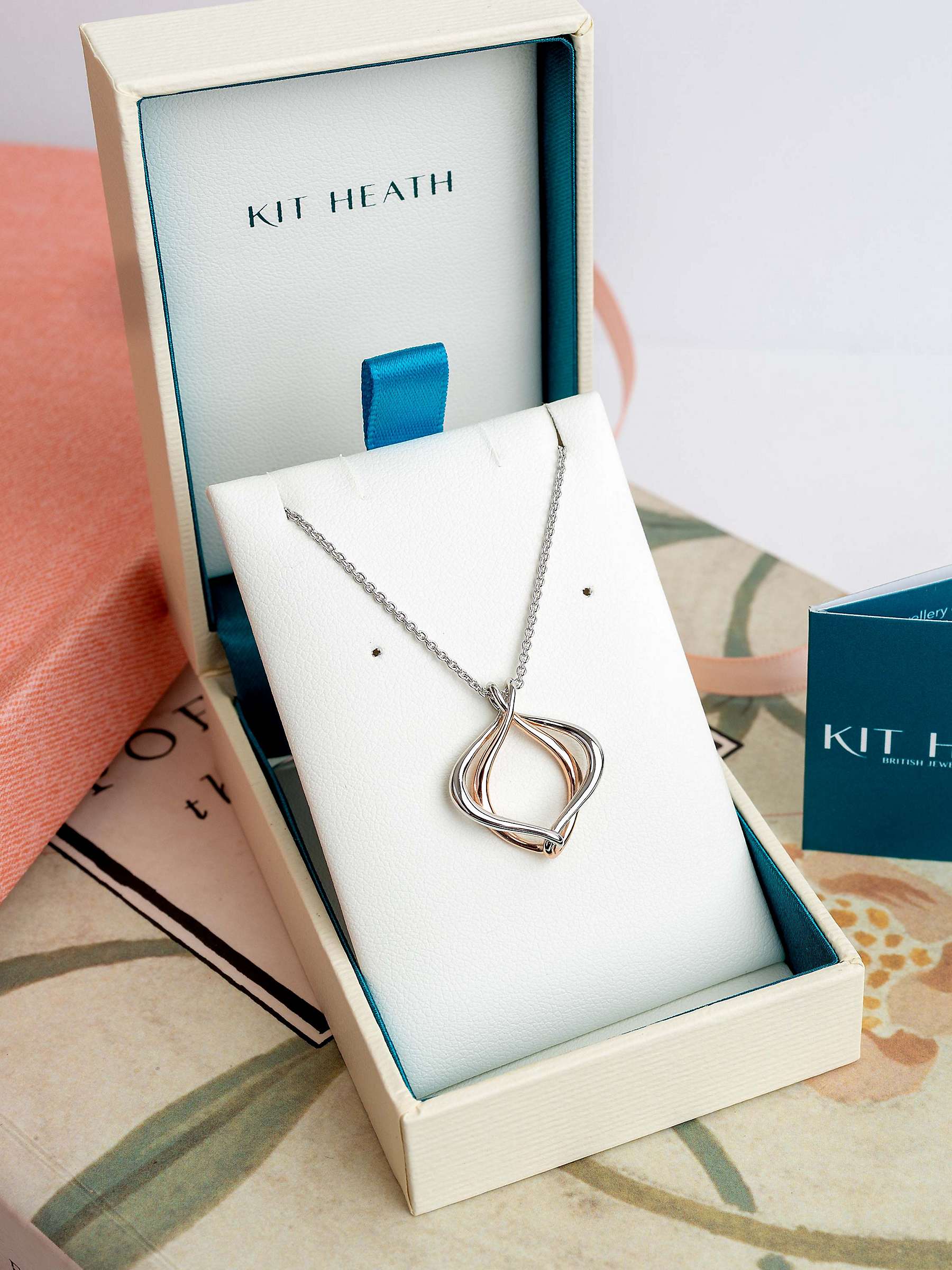 Buy Kit Heath Alicia Small Pendant Necklace, Rose Gold/Silver Online at johnlewis.com