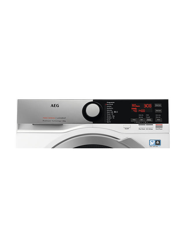 Buy AEG 7000 L7FEE865R Freestanding Washing Machine, 8kg Load, 1600rpm Spin, White Online at johnlewis.com