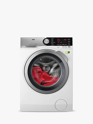 AEG 9000 L9FEC966R Freestanding Washing Machine, 9kg Load, 1600rpm Spin, White
