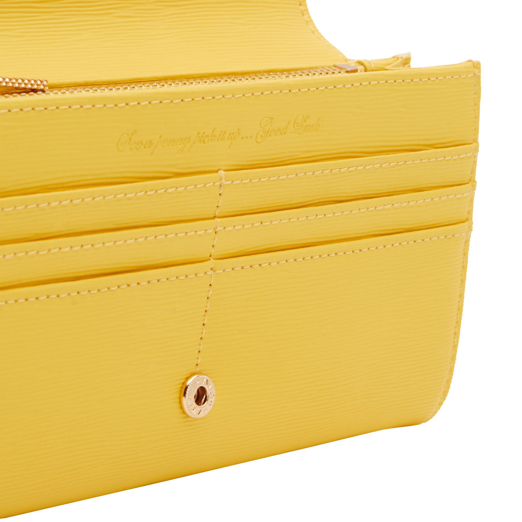 ted baker yellow purse