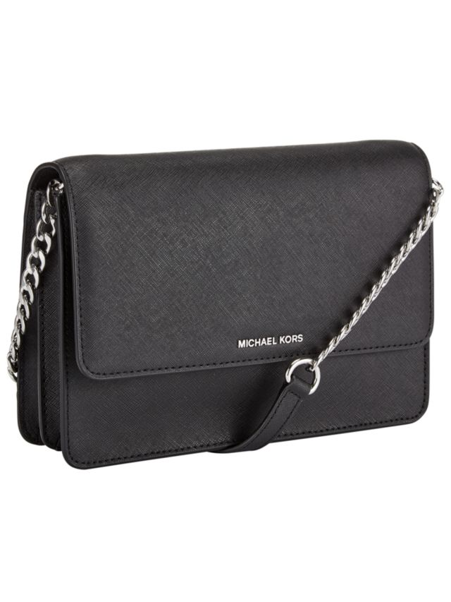 Daniela large leather on sale crossbody michael kors