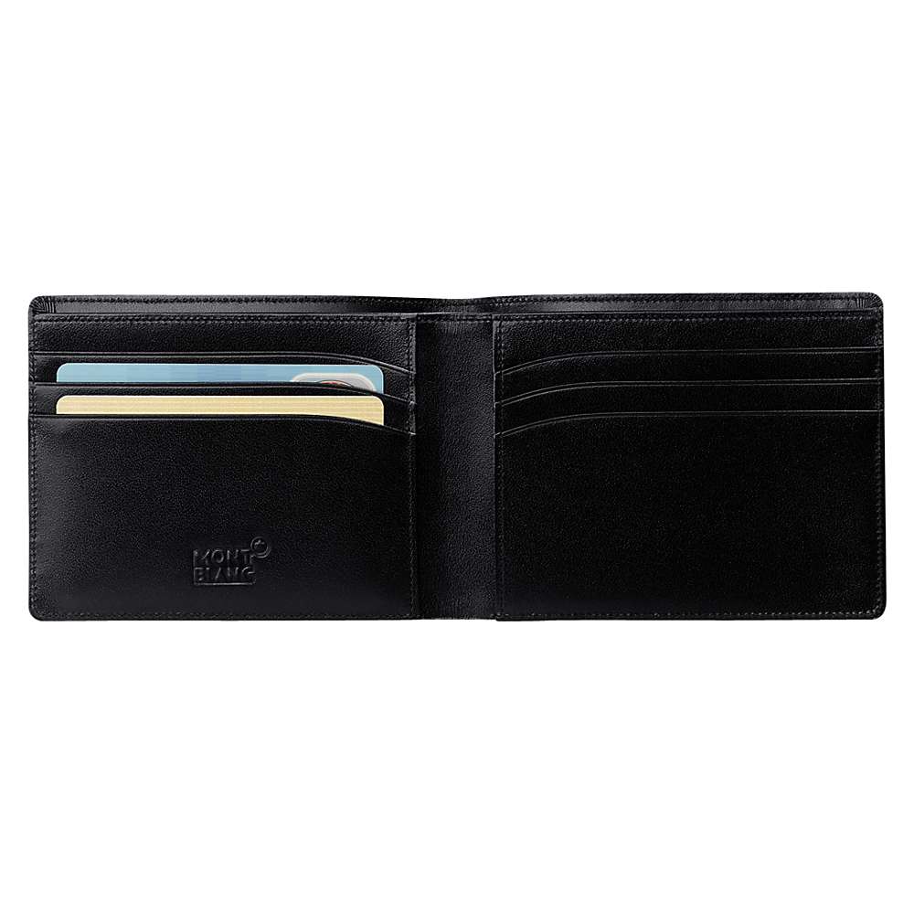 Buy Montblanc Meisterstück 6 Card Leather Wallet, Black Online at johnlewis.com