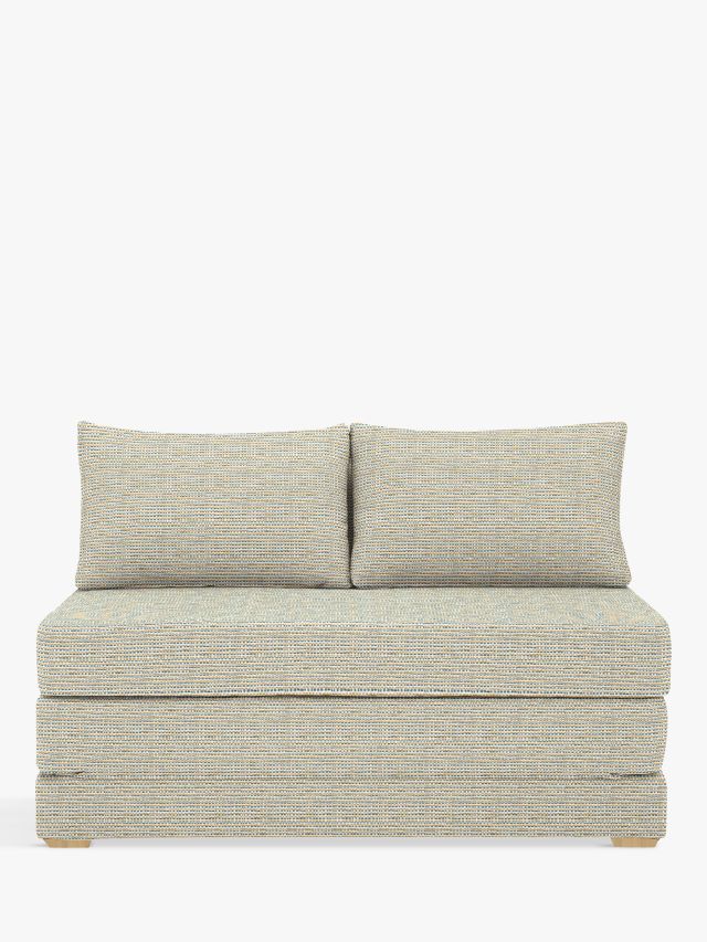 John Lewis Kip Small Sofa Bed With Foam Mattress Light Leg Kyla Teal