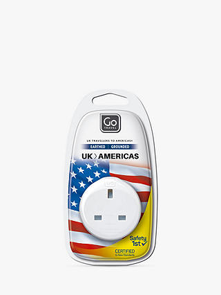 Go Travel UK to USA Plug Adaptor