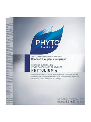 PHYTO Phytolium 4 Chronic Hair Loss Treatment For Men, 12 x 3.5ml
