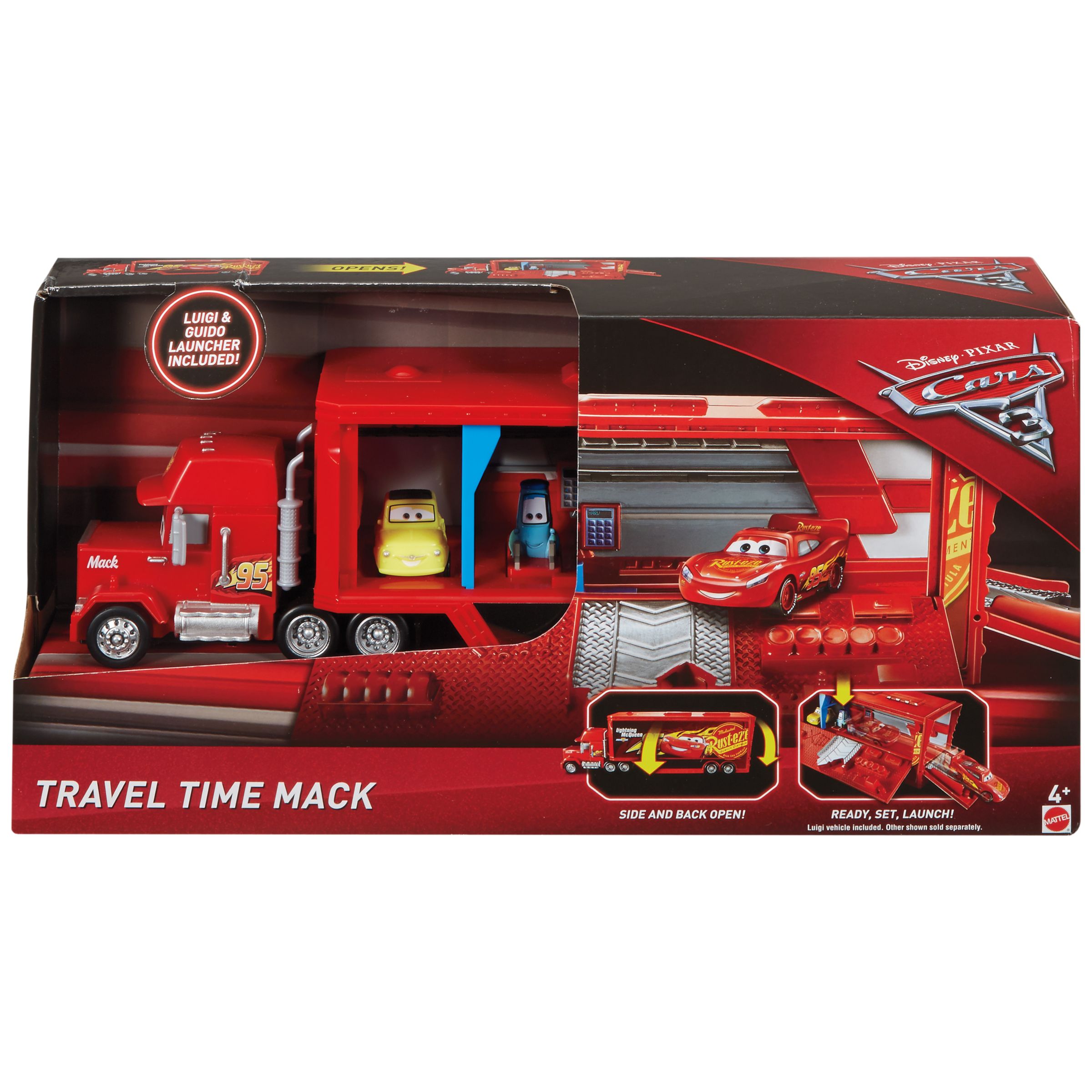 disney pixar cars 3 travel time mack playset