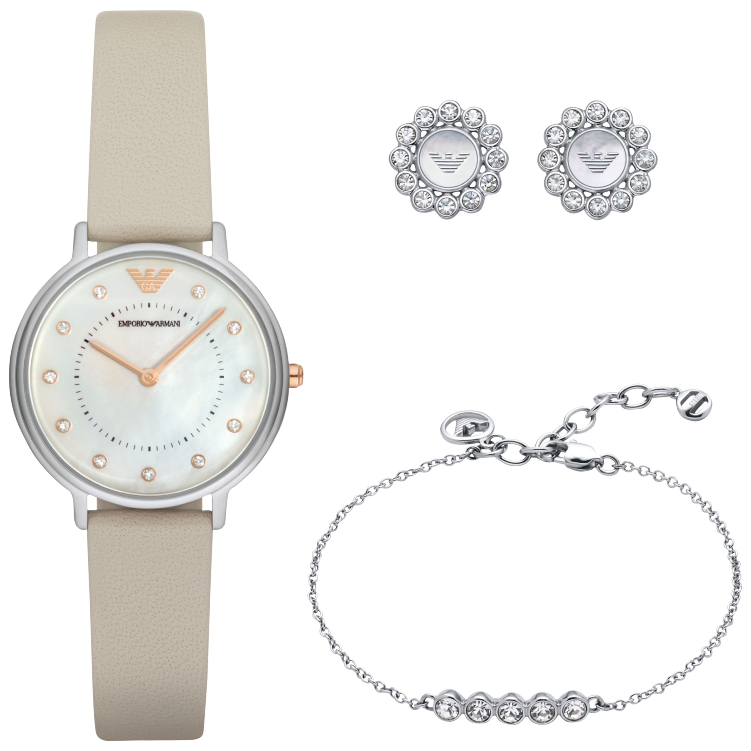 armani watch and bracelet set