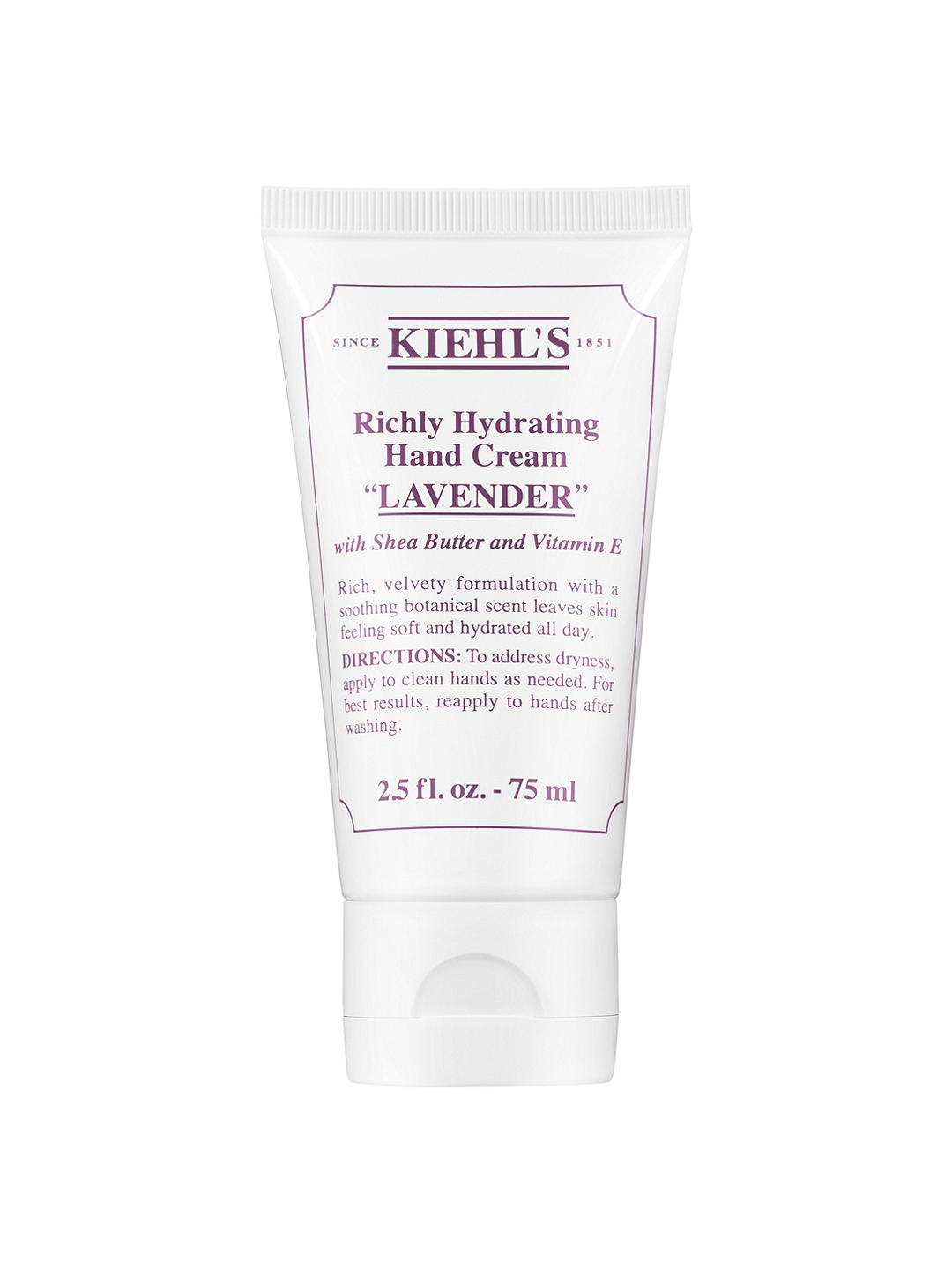 Kiehl's Richly Hydrating Hand Cream, Lavender, 75ml 1