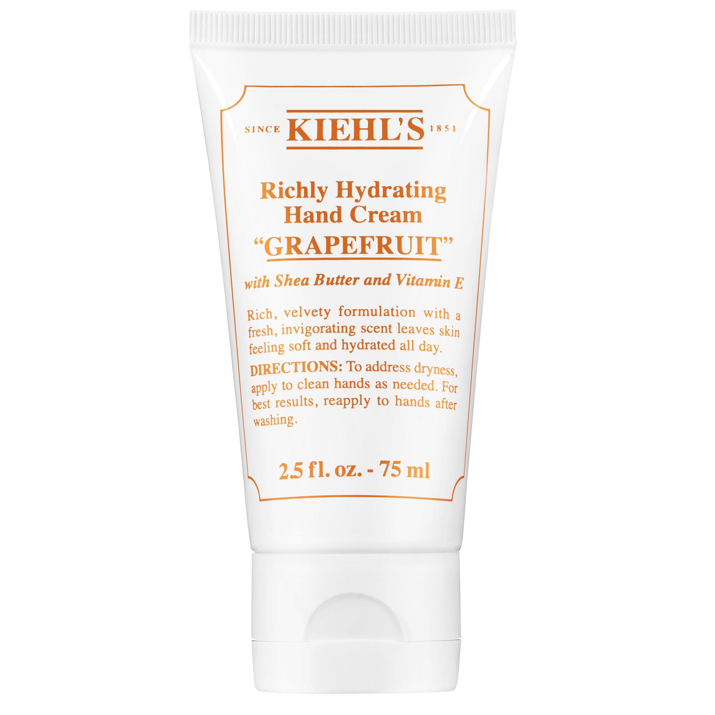 Kiehl's Richly Hydrating Hand Cream, Grapefruit , 75ml 1
