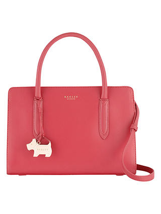 Radley Liverpool Street Leather Medium Grab Bag, Pink