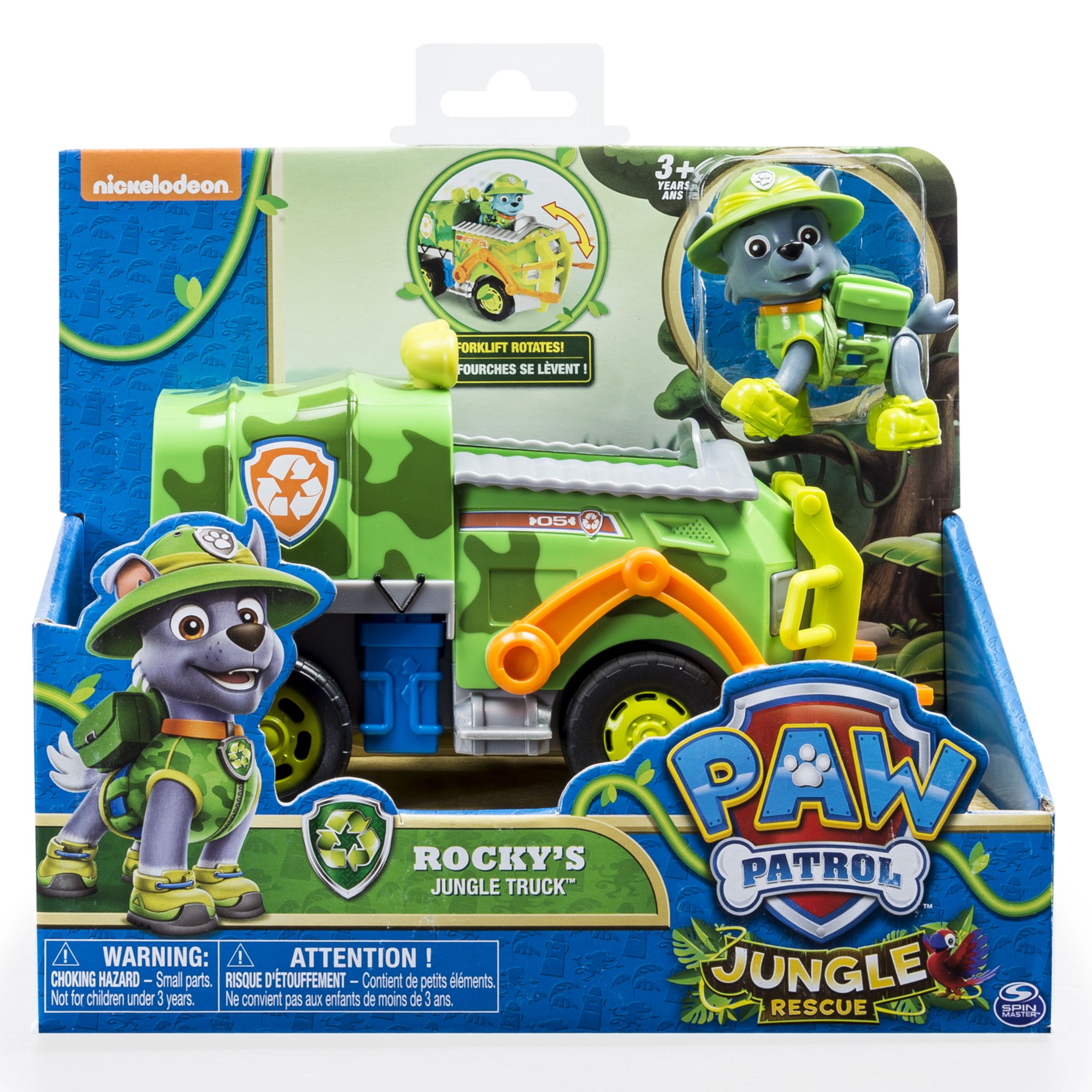 paw patrol jungle rescue truck