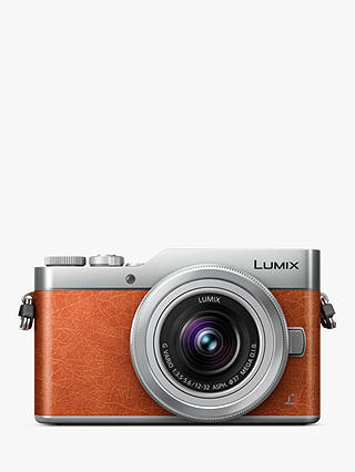 Panasonic Lumix DC-GX800 Compact System Camera with 12-32mm Interchangeable Lens, 4K Ultra HD, 16MP, 4x Digital Zoom, Wi-Fi, 3" Tiltable LCD Touch Screen, Orange