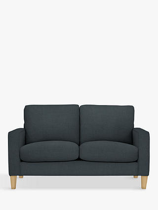 John Lewis & Partners Jackson Medium 2 Seater Sofa, Light Leg, Charcoal Grey