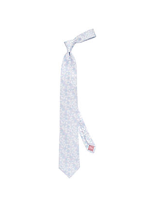 Thomas Pink Lely Spot Woven Silk Tie, Lilac/Blue