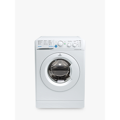 Indesit BWSC61252WUK Innex Freestanding Washing Machine, 6kg Load, A++ Energy Rating, 1200rpm Spin, White