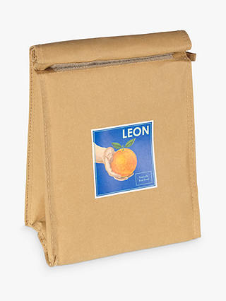 LEON Orange Paper Lunch Cooler Bag
