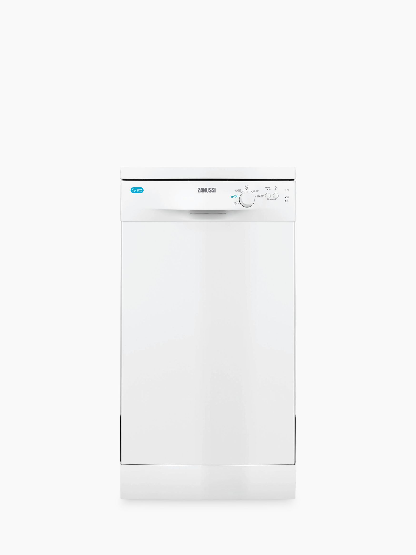 Zanussi ZDS12002WA Freestanding Slimline Dishwasher, White