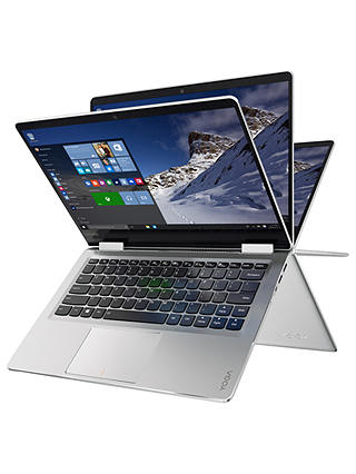 Lenovo Yoga 710 Convertible Laptop, Intel Core M3, 4GB RAM, 128GB SSD, 11.6" Full HD, Silver