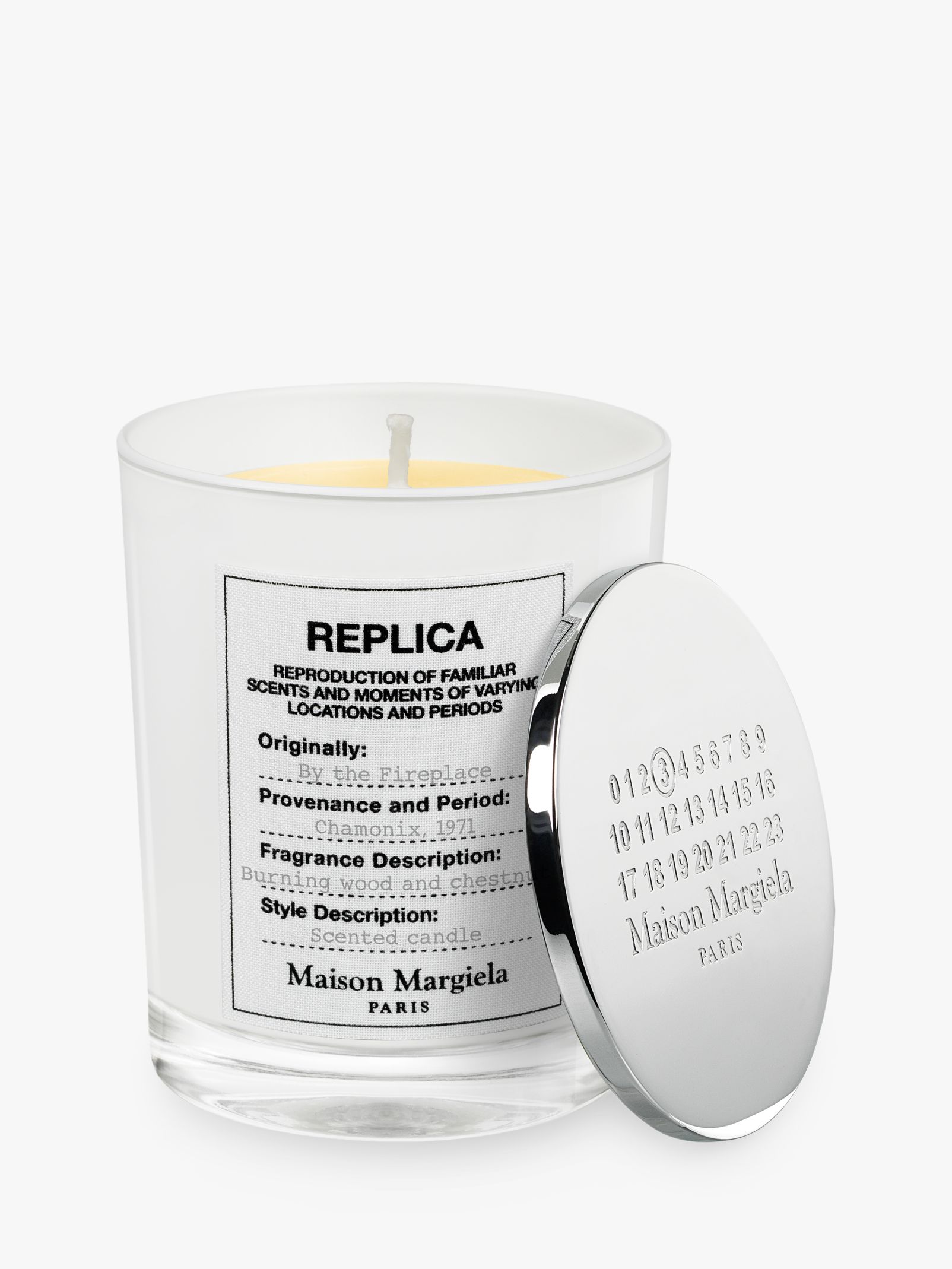 Maison Margiela Replica By The Fireplace Candle, 185g at John Lewis ...