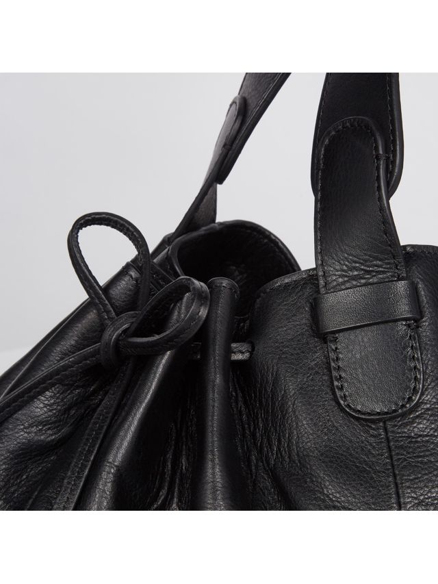 Gerard Darel Leather Le 24 Heures Bag, Black