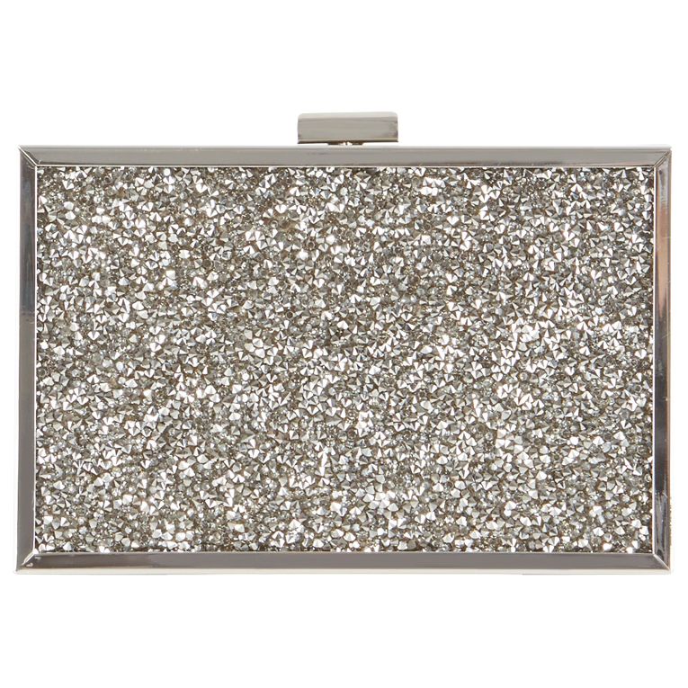 gunmetal grey clutch bag