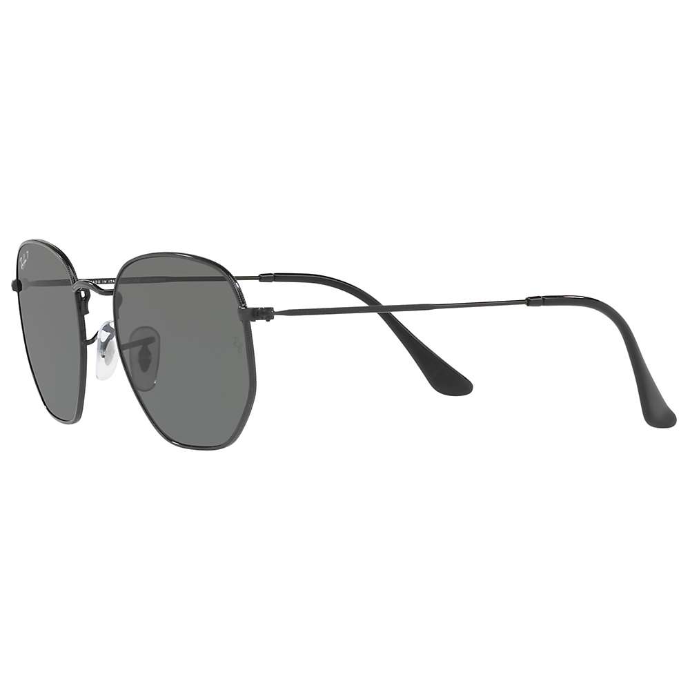 Buy Ray-Ban RB3548N Polarised Hexagonal Flat Lens Sunglasses Online at johnlewis.com