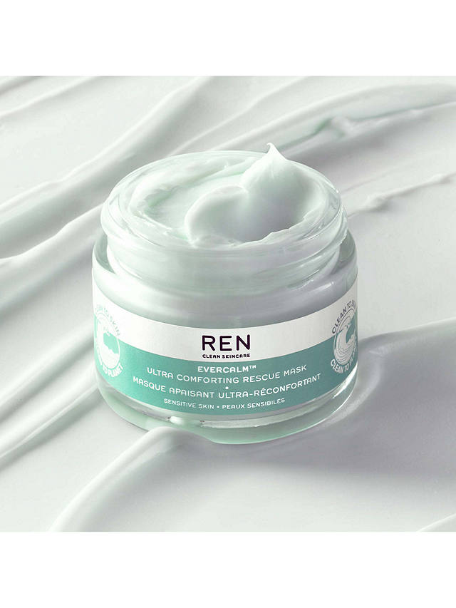 REN Clean Skincare Evercalm Ultra Comforting Rescue Mask, 50ml 2