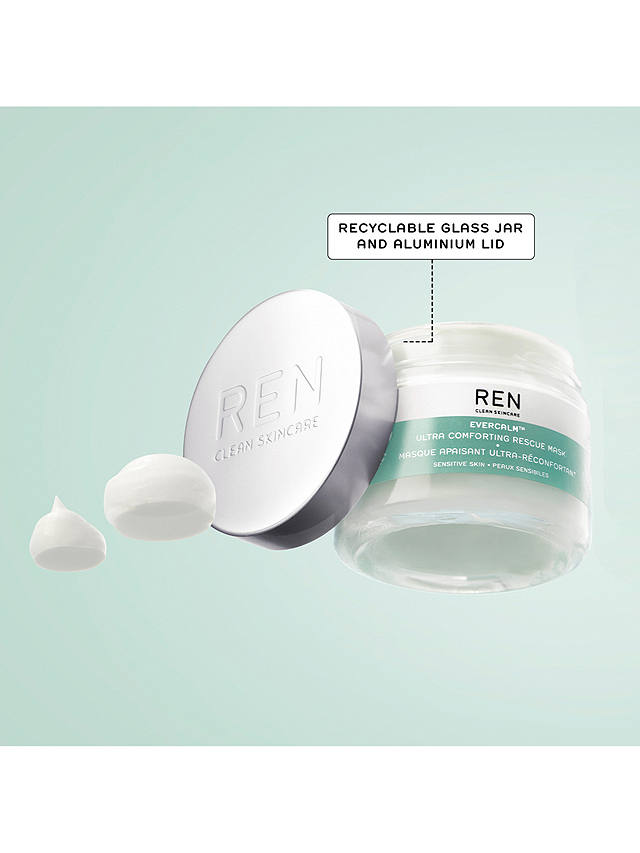 REN Clean Skincare Evercalm Ultra Comforting Rescue Mask, 50ml 4