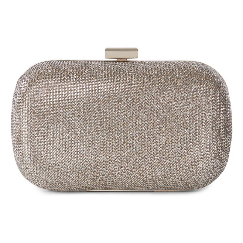 karen millen gold clutch