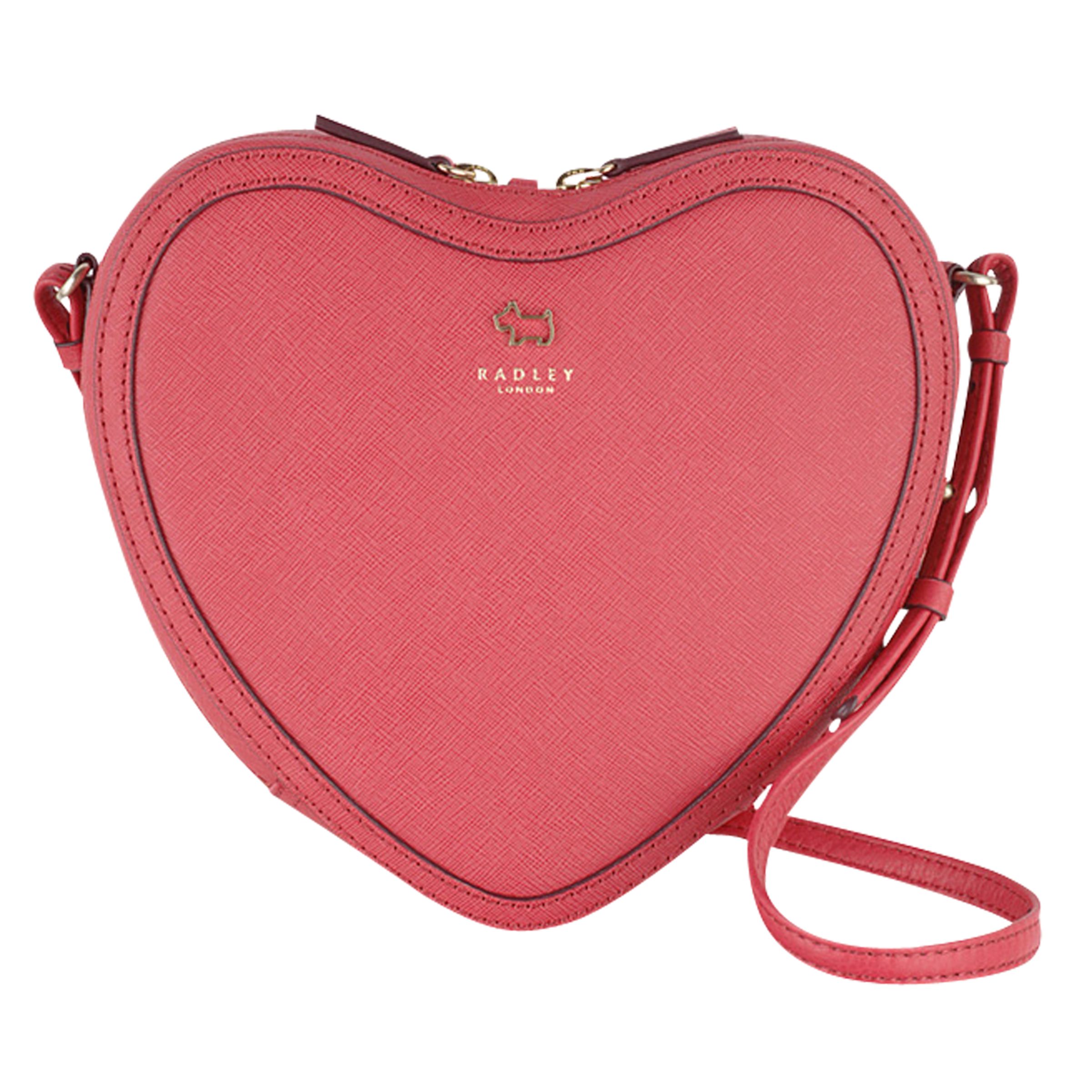 Radley Love Lane Leather Across Body Bag, Pink