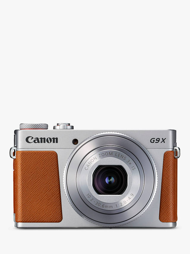 Canon PowerShot G9 X Mark II Digital Camera, 1080p, 20MP, 3x Optical Zoom, OIS, Bluetooth, NFC, Wi-Fi, 3" Touch Screen,Tan