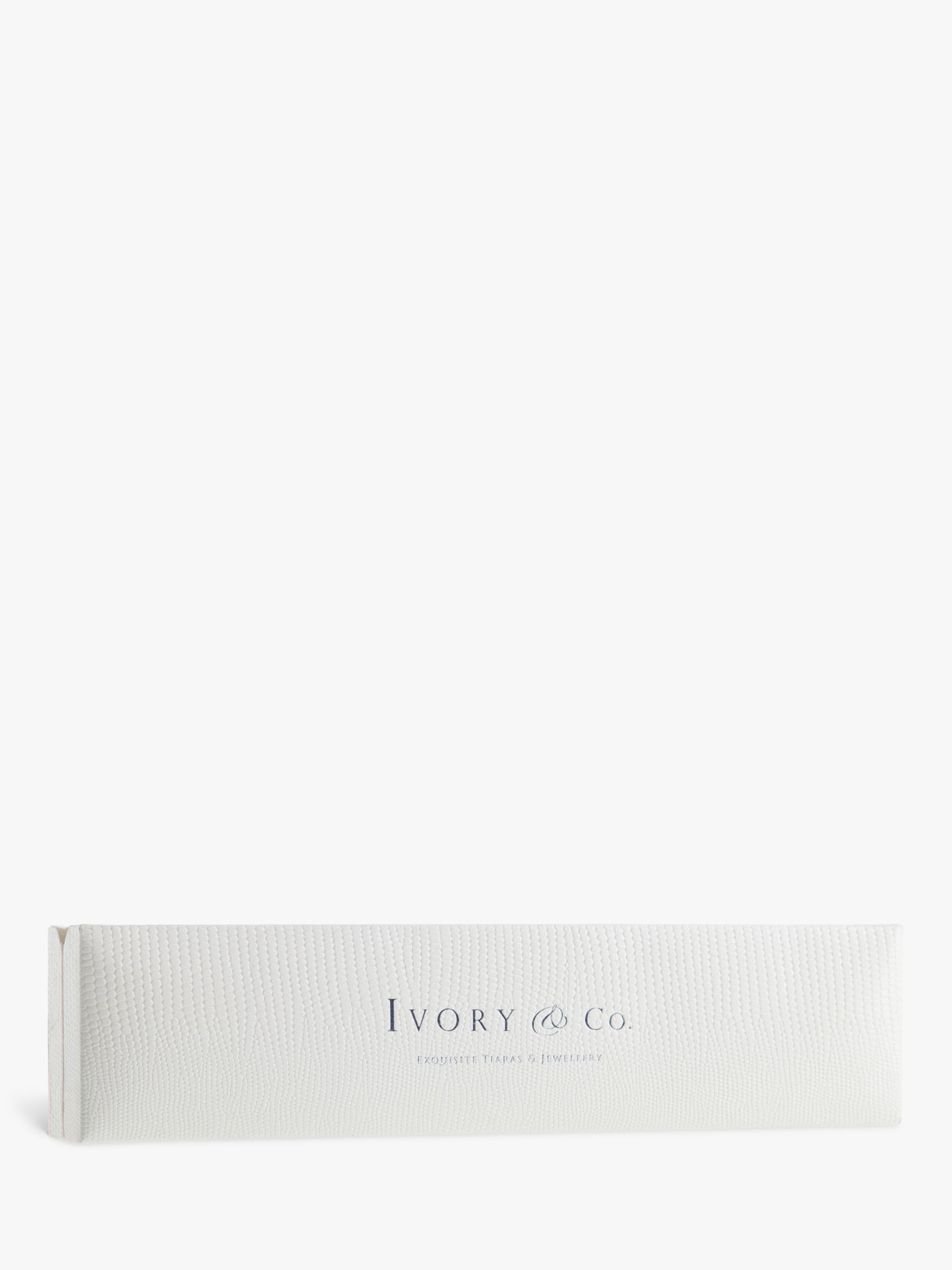 Ivory & Co. Limelight Graduating Cubic Zirconia Tennis Bracelet, Silver