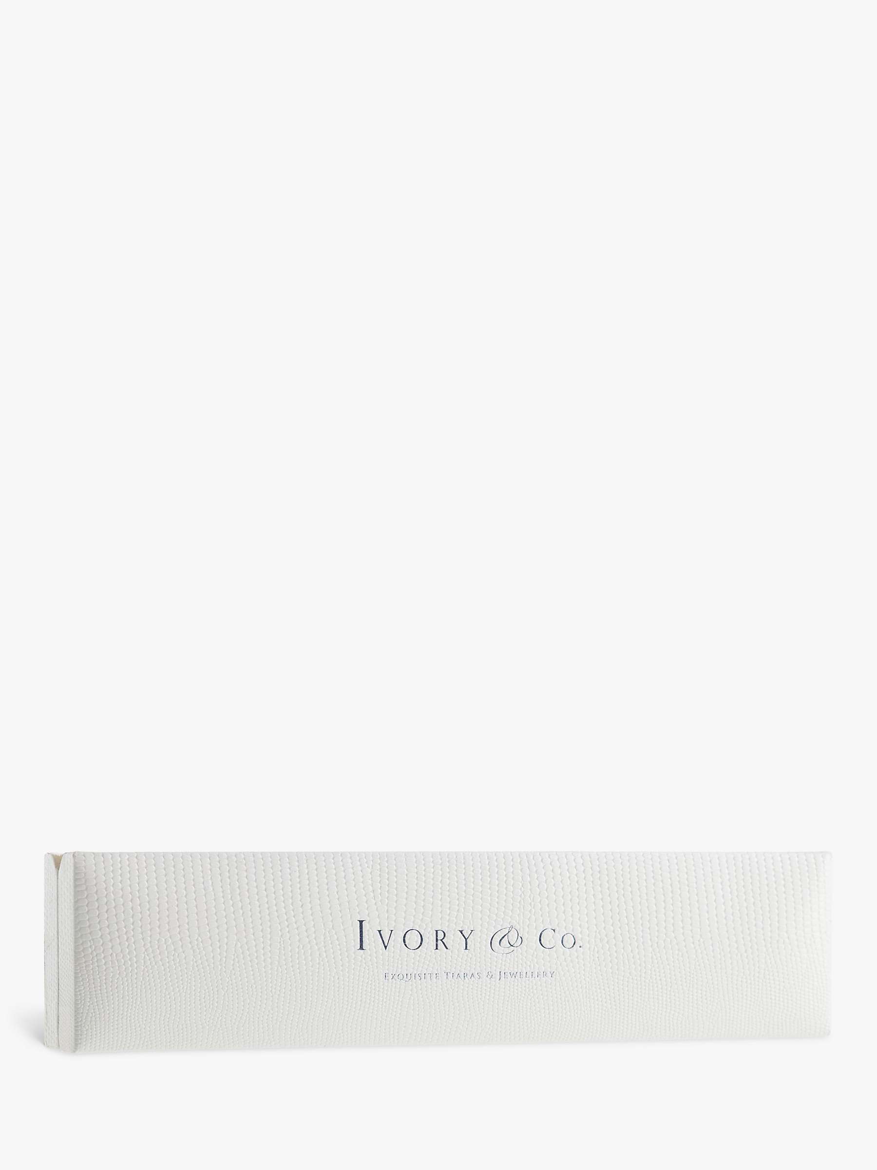 Buy Ivory & Co. Limelight Graduating Cubic Zirconia Tennis Bracelet, Silver Online at johnlewis.com