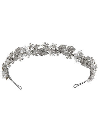 Ivory & Co. Nightsky Crystal and Cubic Zirconia Pave Tiara, Silver