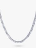 Ivory & Co. Icon Marquise Cubic Zirconia Collar Necklace, Silver
