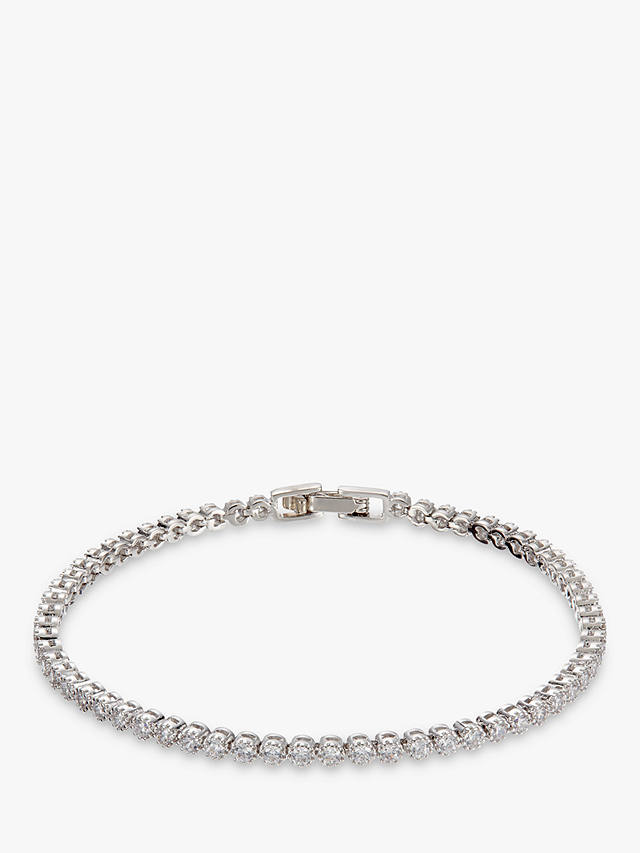 Ivory & Co. Silhouette Round Cubic Zirconia Tennis Bracelet, Silver