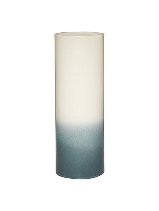 Croft Collection Medium Cylinder Vase, Blue / Grey