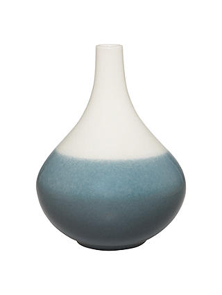 Croft Collection Small Opal Vase, Blue / Grey